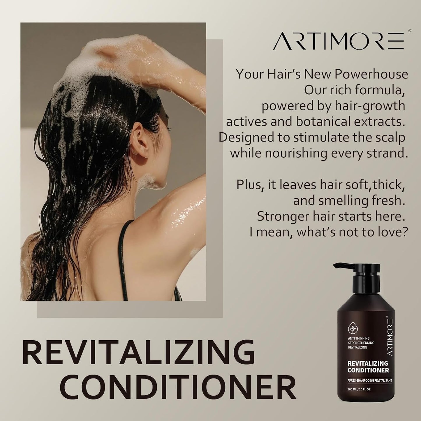 Hair Growth Shampoo & Conditioner Set - Biotin & Rosemary for Thinning Hair | Nourishes Scalp for Fuller, Healthier Hair
