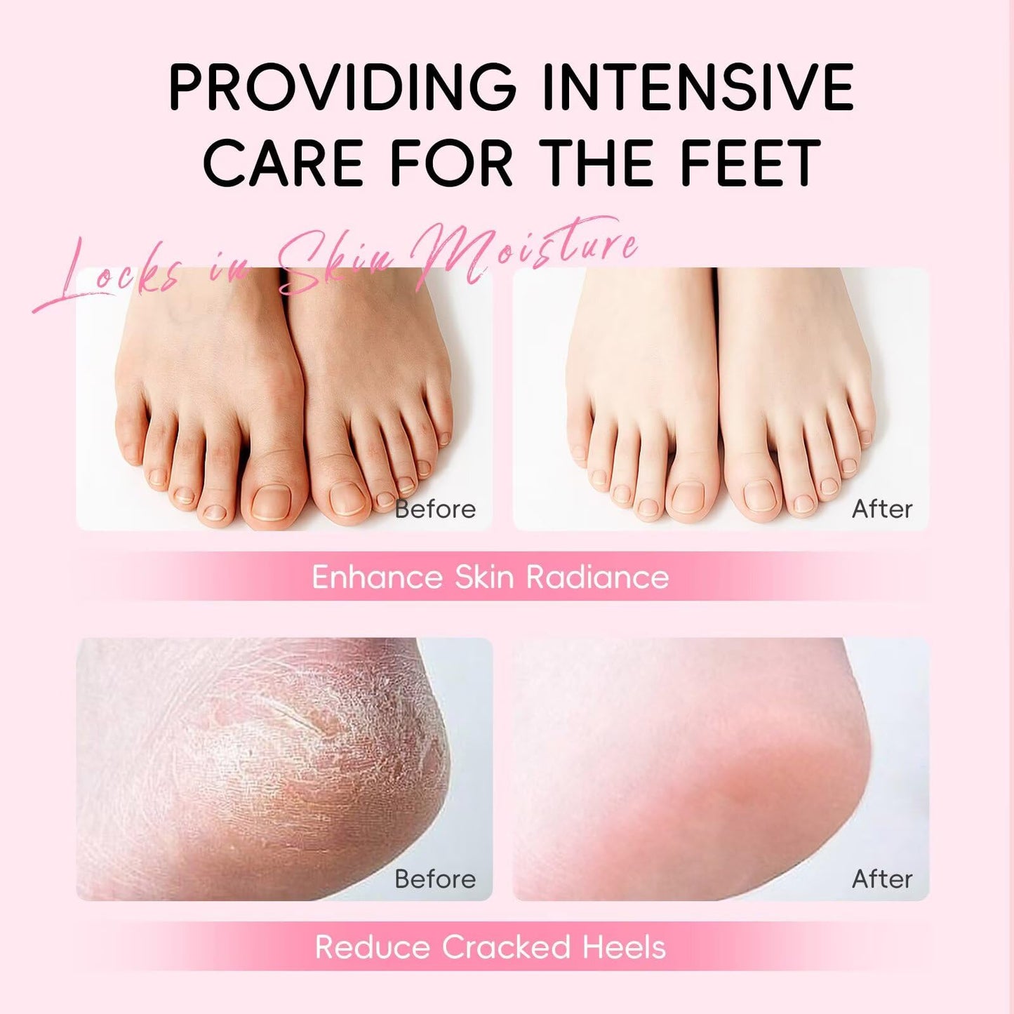 New Cover Cracked Heel Repair Stick, JAPAN SAKURA Heel Balm for Dry Cracked Feet & Heels Deeply Moisturize & Soften Feets, Exfoliates Dead Skin, Foot Balm For Hands, Heels, Elbows, Knees and More