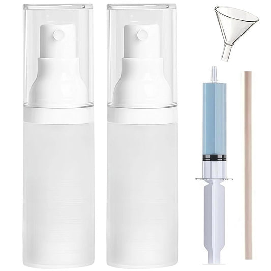360° Angle Work - Small Spray Bottle | 1oz/30ml - Mini Spray Bottle - TSA Approved Travel Bottles | Portable Refillable Leak Proof | For Perfume Toner Hair spray Facial Moisturizing | 1oz/30ml-Pack 2