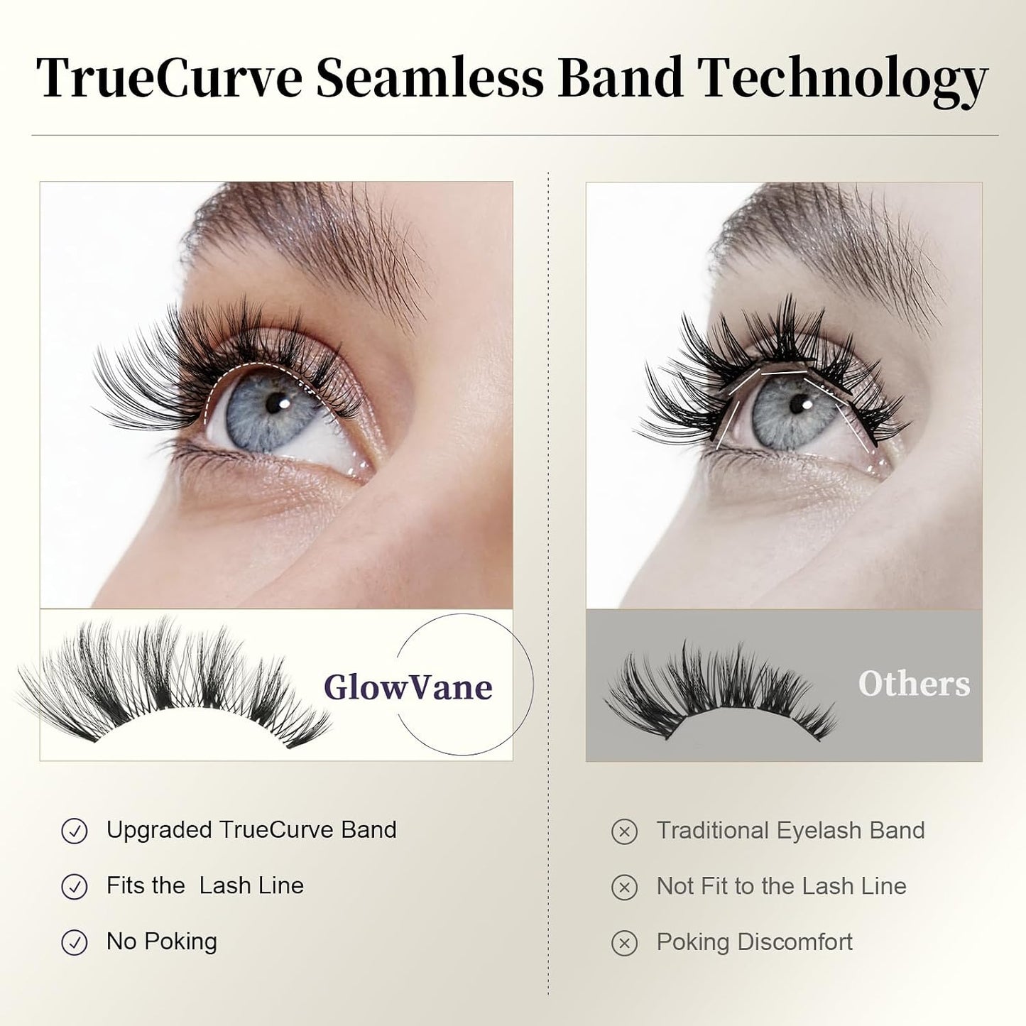 Lash Clusters Kit - Wispy D Curl Eyelash Extensions | 0.03mm, 8-18mm, DIY Individual Clusters with Bond & Seal