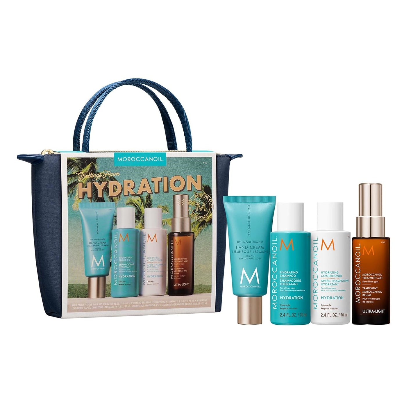 Moroccanoil Hair Care Gift Set - Nourishing Treatment for All Hair Types | 4-Piece Collection