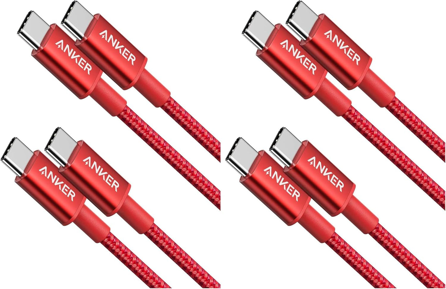 Anker USB C to USB C Fast Charging Cable - 60W Power Delivery | 6 FT, 2-Pack, Compatible with iPhone 17, iPad Mini 6, and More (Black)