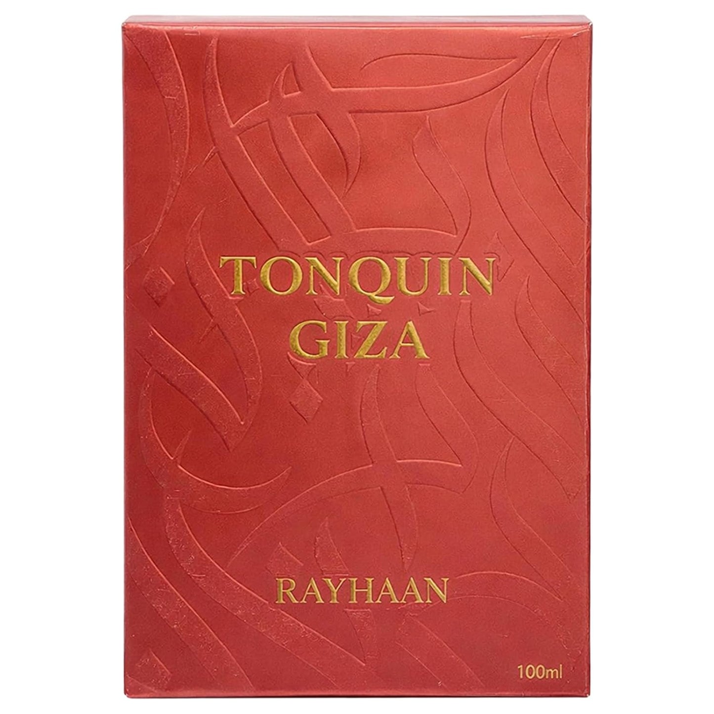 Rayhaan Tonquin Giza Eau de Parfum Spray - Gourmand Spicy Sweet Fragrance for Unisex | 3.4 Ounce / 100 ml