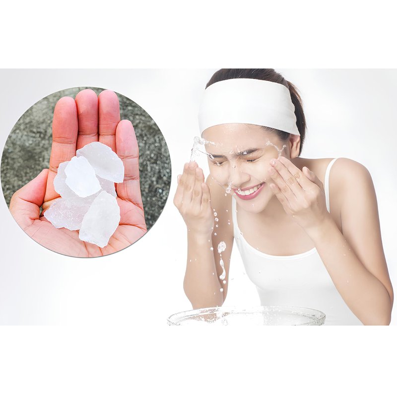 mi Nature Purified Fitkari Alum Powder (phitkari) | Water Purify | Pure Alum Powder| Cruelty-Free (100 gm/4oz)| Natural Deodrant| Pure & Natural