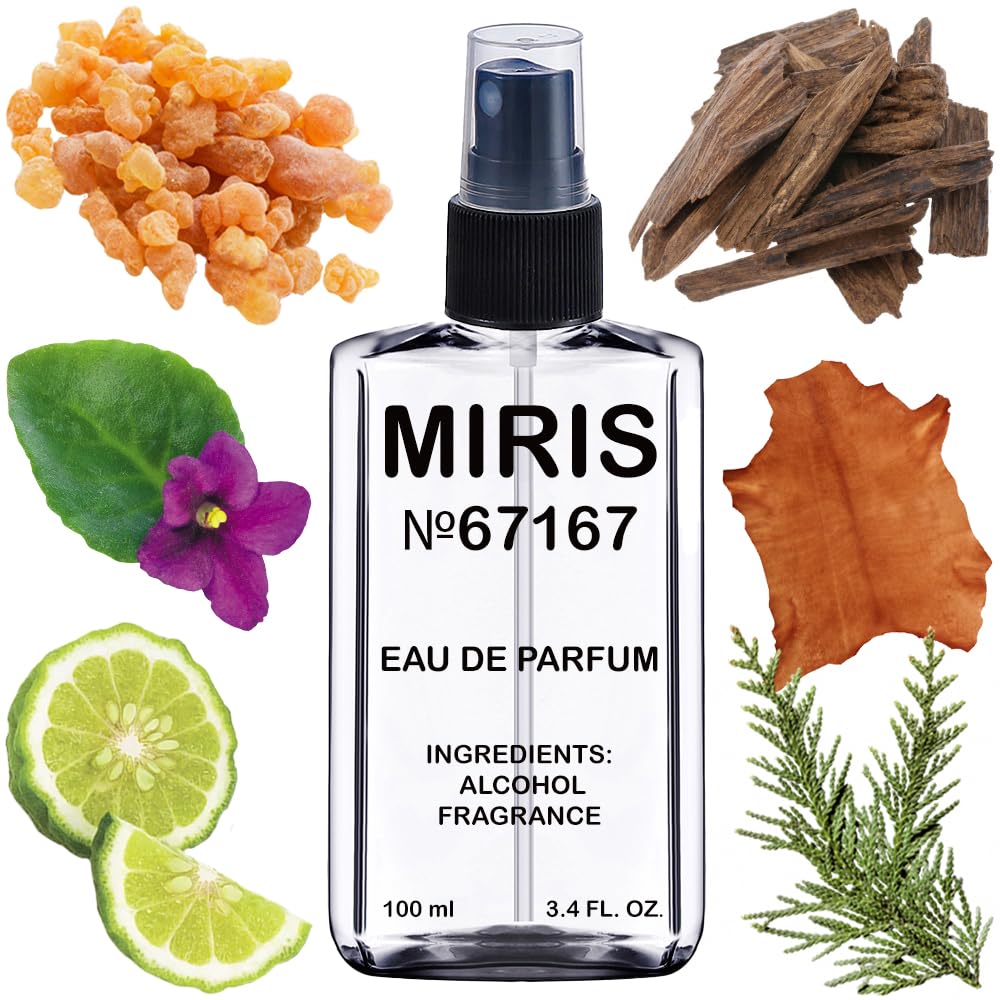 MIRIS Eau de Parfum No. 67167 - Long-Lasting Unisex Fragrance Inspired by Blue Lave | 3.4 Fl Oz / 100 ml