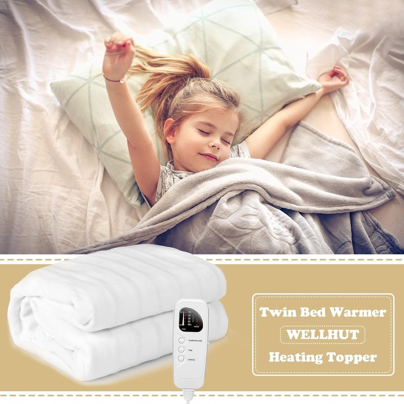 Heating Massage Table Warmer - 75x36in Heated Mattress Pad with 5 Heat Levels | UL Certified Electric Twin Bed Warmer