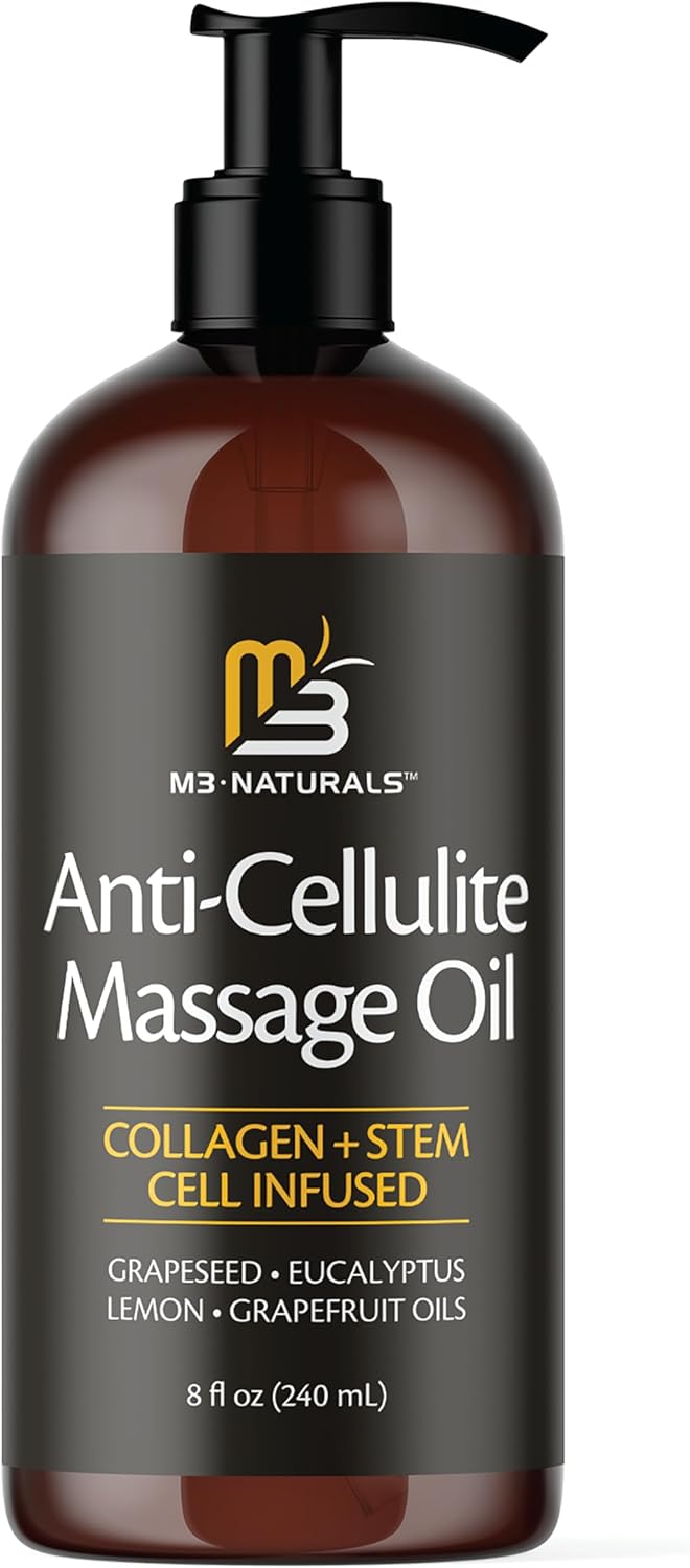 Collagen Firming Body Massage Oil - Smooth Cellulite & Enhance Skin Texture | 8 Fl Oz