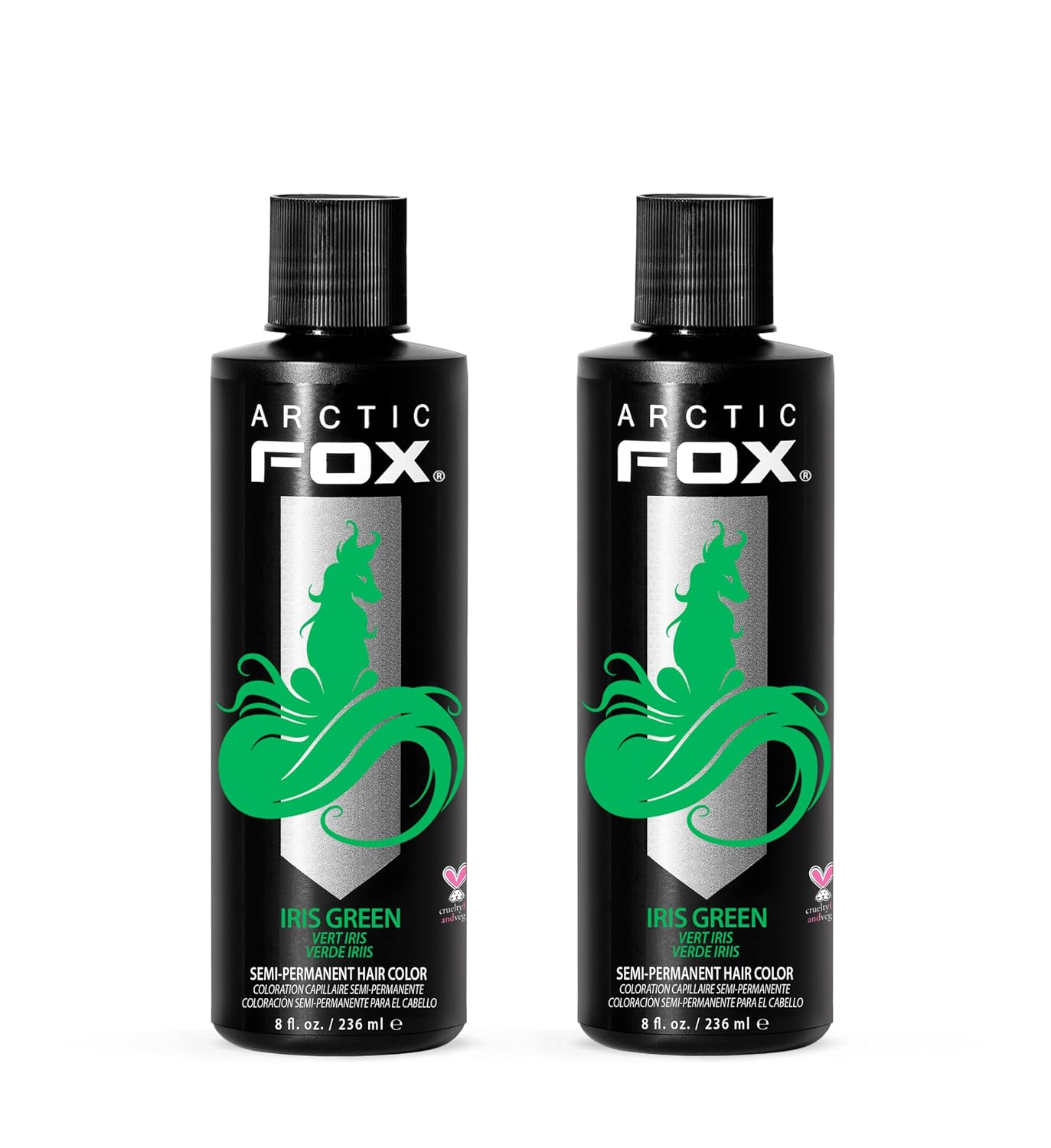 Arctic Fox Semi-Permanent Hair Dye - Vibrant Purple AF Color | Vegan, Ammonia-Free, 4 Fl Oz