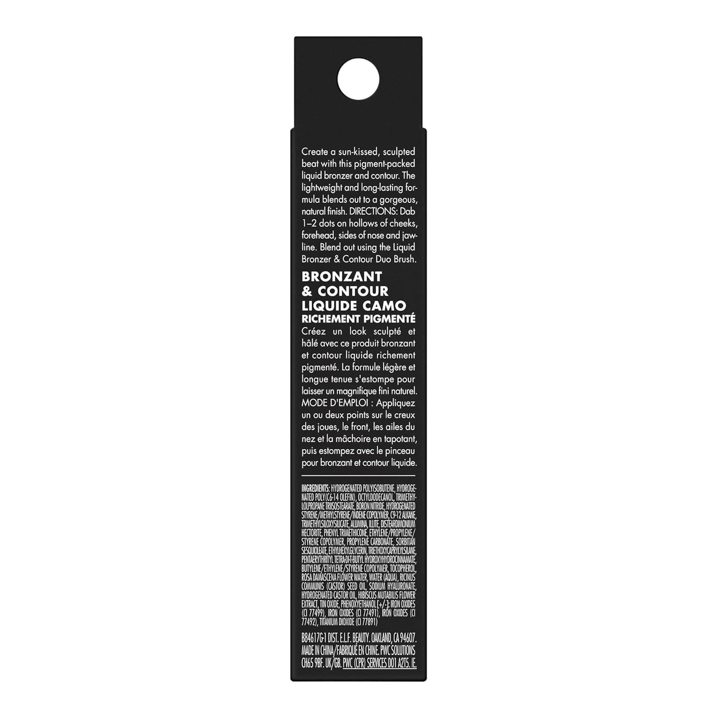 e.l.f. Camo Liquid Bronzer - Silky Pigmented Contour for Sun-Kissed Glow | 9 Deep/Rich Shades