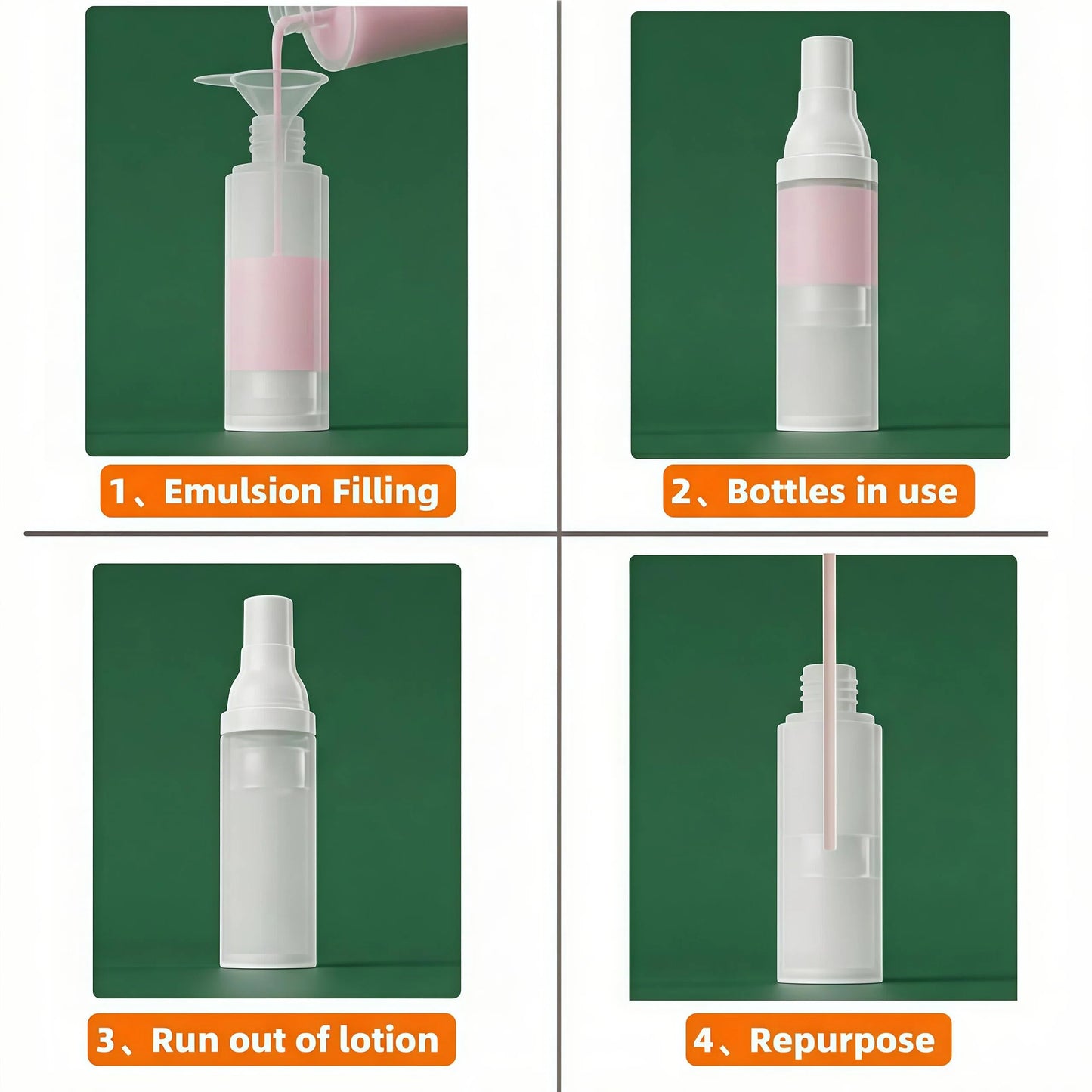 360° Angle Work - Small Spray Bottle | 1oz/30ml - Mini Spray Bottle - TSA Approved Travel Bottles | Portable Refillable Leak Proof | For Perfume Toner Hair spray Facial Moisturizing | 1oz/30ml-Pack 2