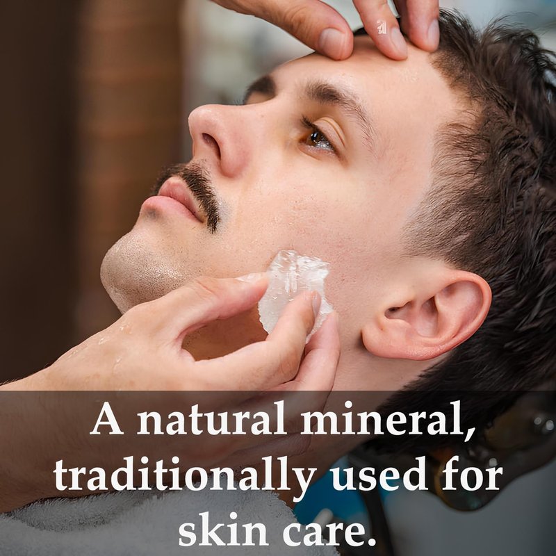 minature Potassium Alum Stone 500g |Phitkari Block| Pure Fitkari for Post Shave Care | Skin Care & Multiple Uses| Natural Deodorant