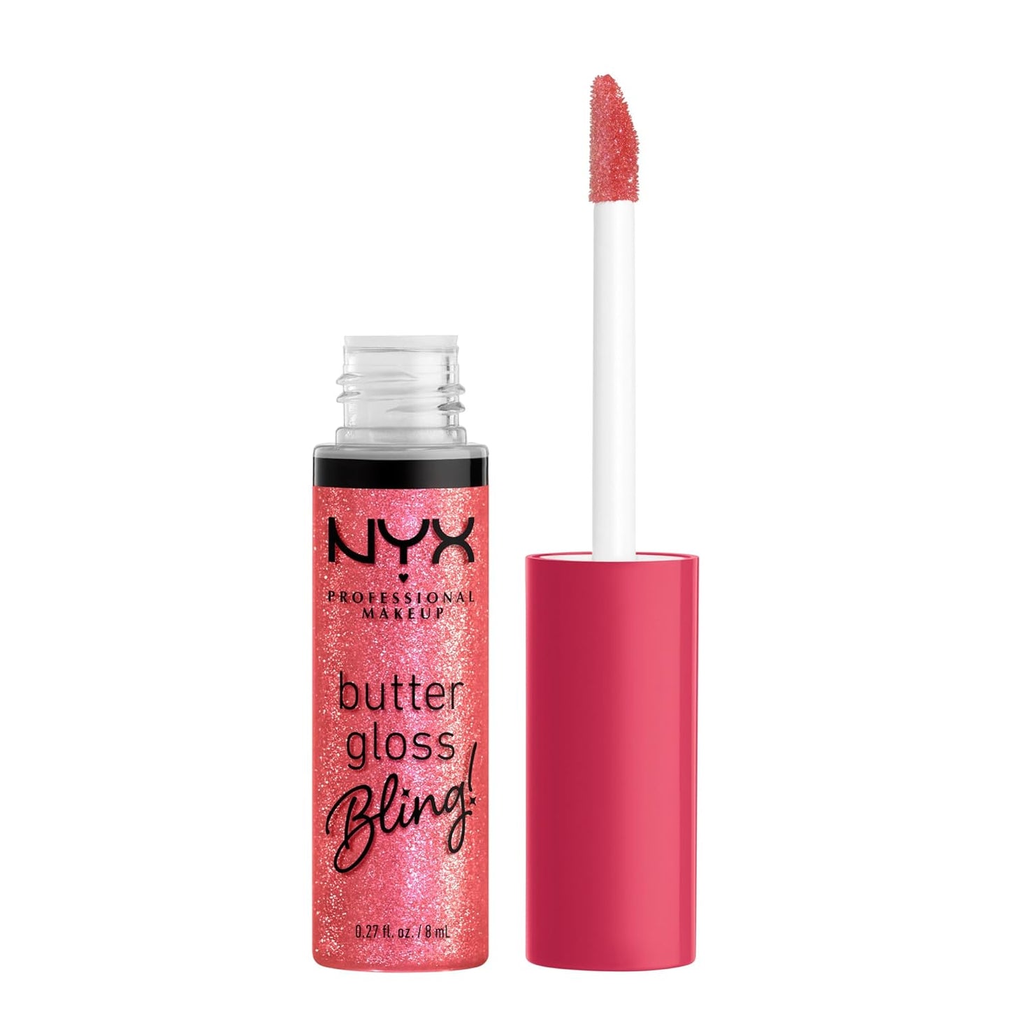 NYX Butter Gloss - Non-Sticky Lip Gloss Set | 3 Shades: Angel Food Cake, Creme Brulee, Madeleine