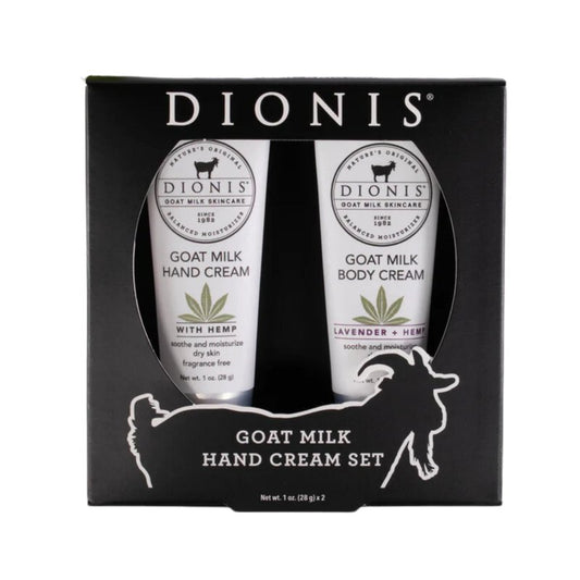 Dionis Goat Milk Hand Cream Milk & Hemp 1oz (Pack of 2)
