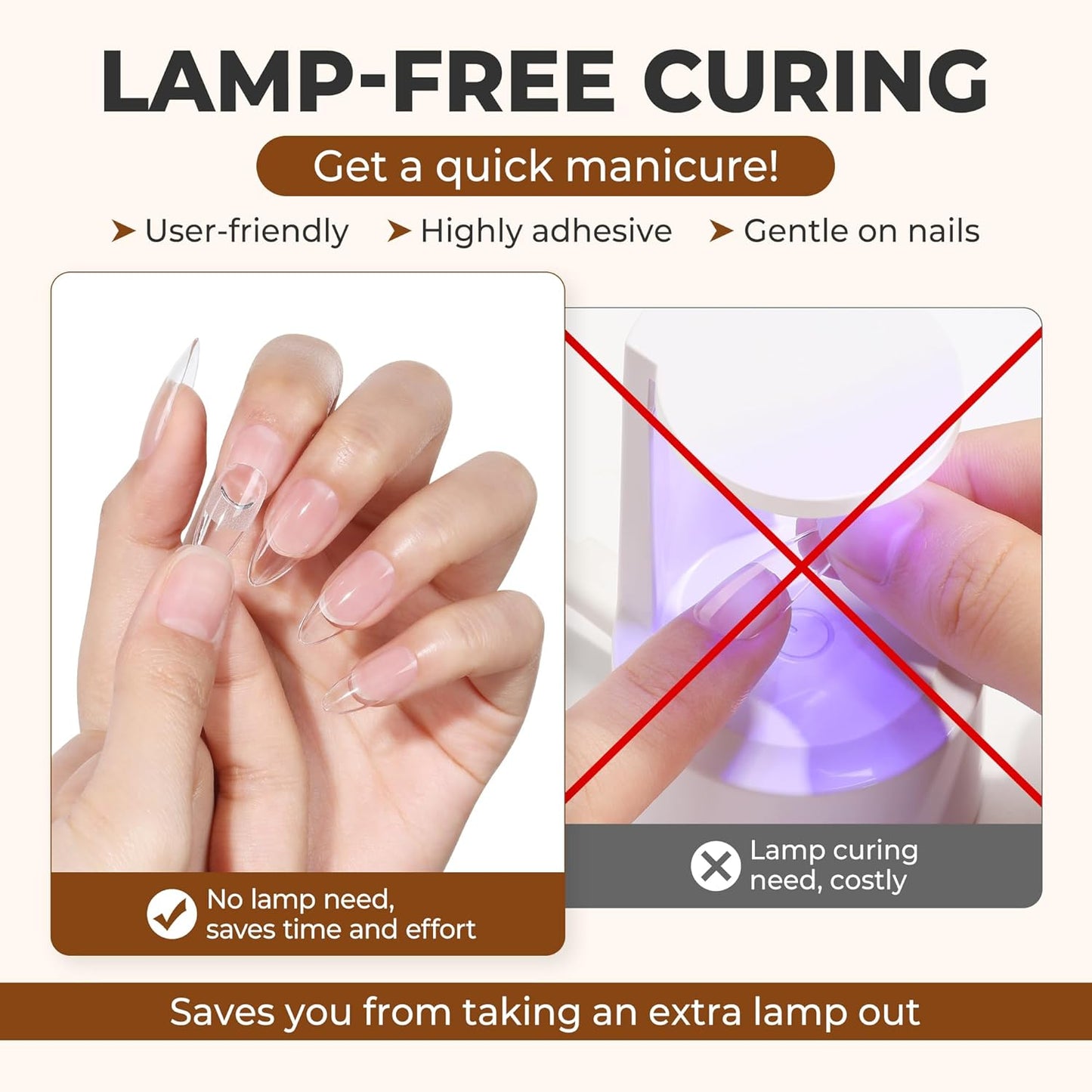 Super Strong Nail Glue - 10ml Quick Drying Gel for Press-On Nails | Long-Lasting & No Lamp Needed