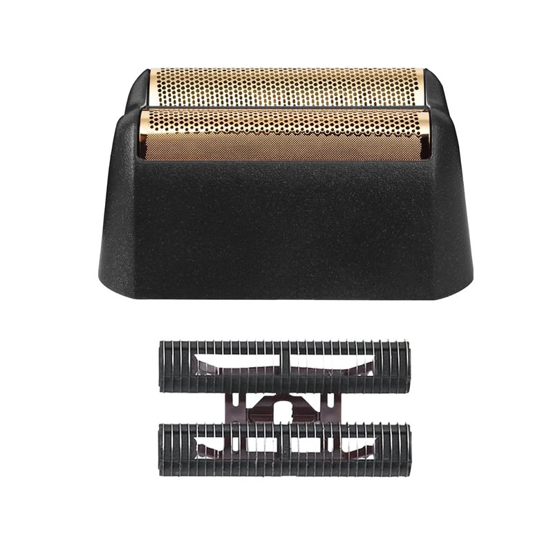 Shaver Replacement Foil Compatible with wahl 5 Star Series Finale Shaver 8164 8061-100, Super Close Gold Shaving Foil & Cutter Bar Assembly Compatible with wahl Shaver Foil Replacement,Black (2 Pack)