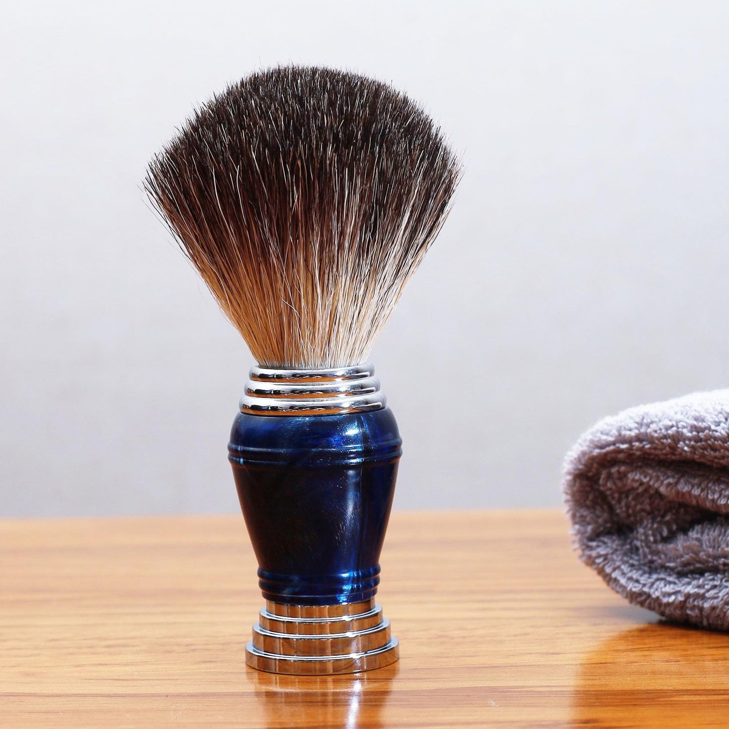 Magyfosia Wet Shaving Kit,Double Edge Safety Razor with 10 Blades,Badger Hair Brush,Stand Holder,Stainless Steel Lather Bowl,Grooming Set for Men