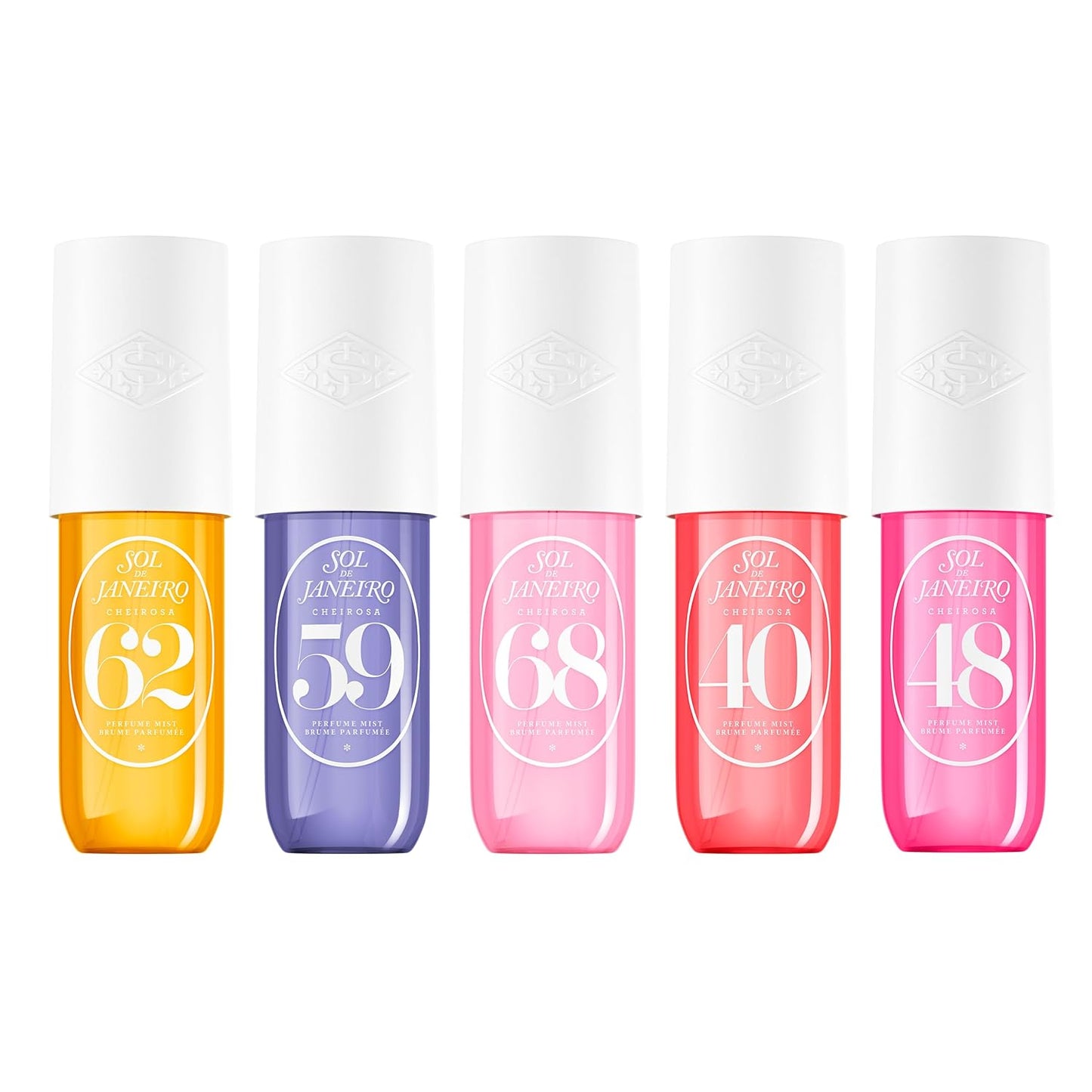 Sol de Janeiro Hair & Body Perfume Mist Bundle - 5 Cheirosa Fragrances (90ml Each) | 62, 59, 68, 40, 48