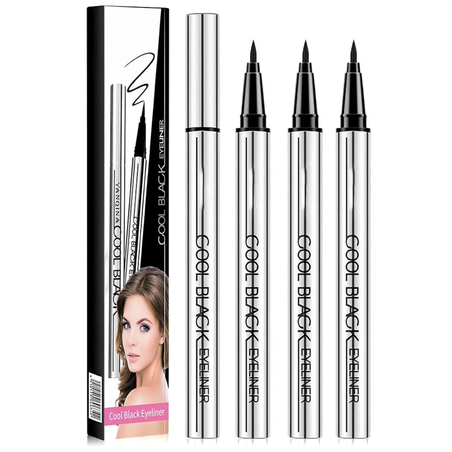 Long Lasting Waterproof Liquid Eyeliner - 24 Hour Smooth Application, Ultra Creamy Texture | 1 Piece