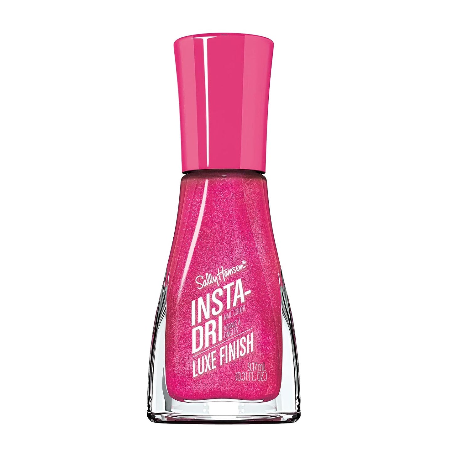 Sally Hansen Nail Polish - Dragon Fruit Crush | Quick-Dry Satin-Matte Finish, One-Coat Application, 0.31oz