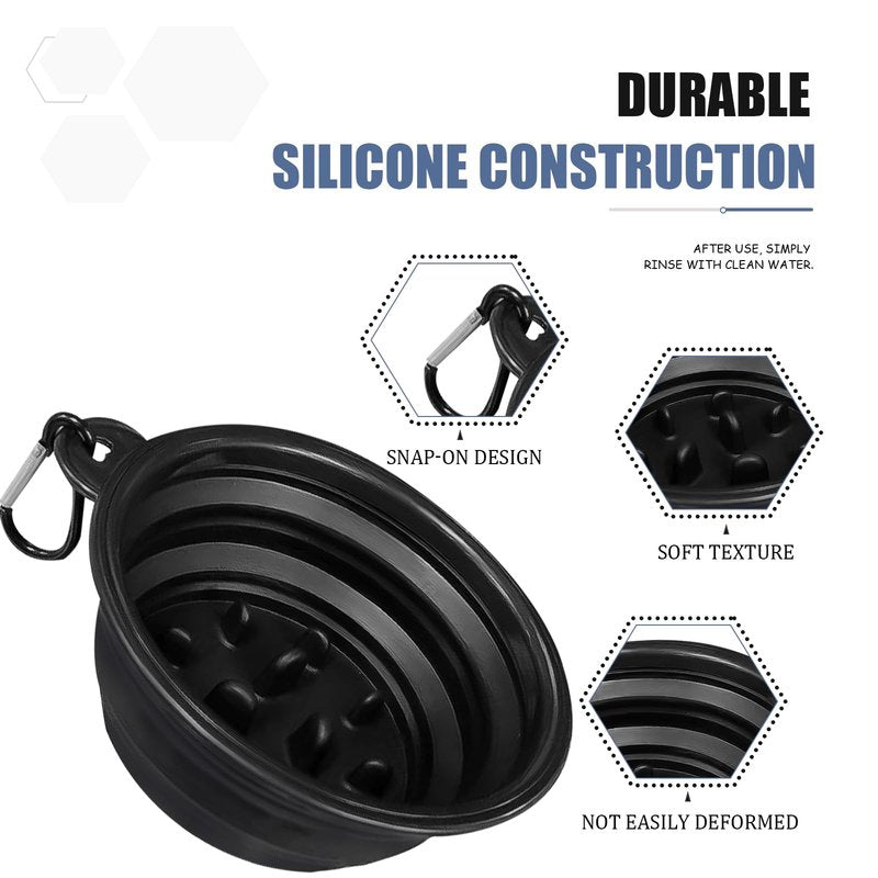 Foldable Shaving Bowl with Carabiner, Silicone Shave Mug for Men, Quick Lather Shaving Cream Bowl, Portable Travel Shaving Soap Bowl, Non-Slip Base, Lightweight Collapsible Design