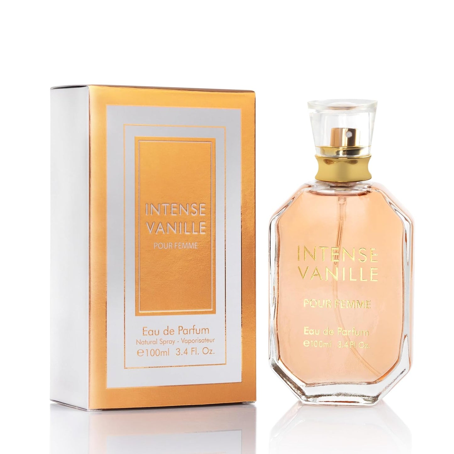 Intense Vanille Women's Perfume - Oriental Gourmand Fragrance with Vanilla Orchid & Jasmine | Notes of Amber & Musk