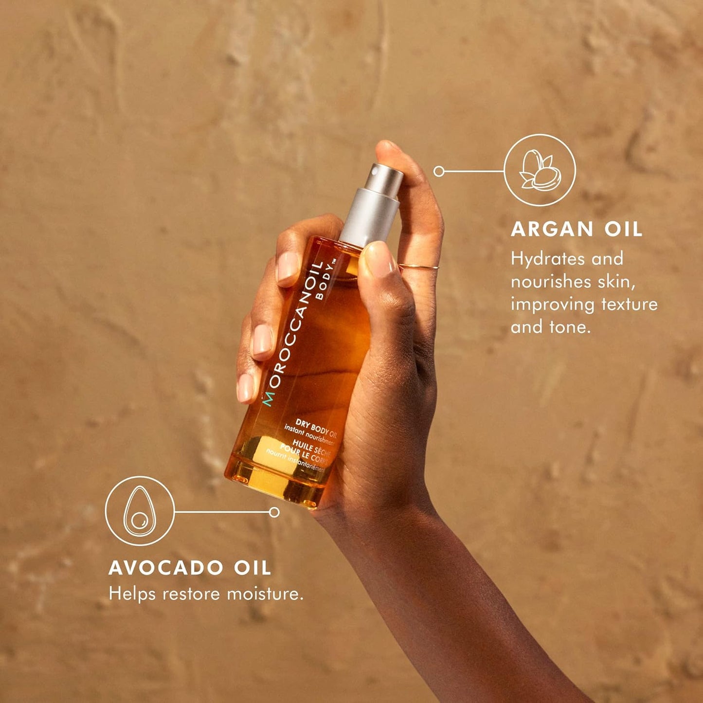 Moroccanoil Dry Body Oil - Hydrating Body Oil for Smooth Skin | Lightweight & Non-Greasy