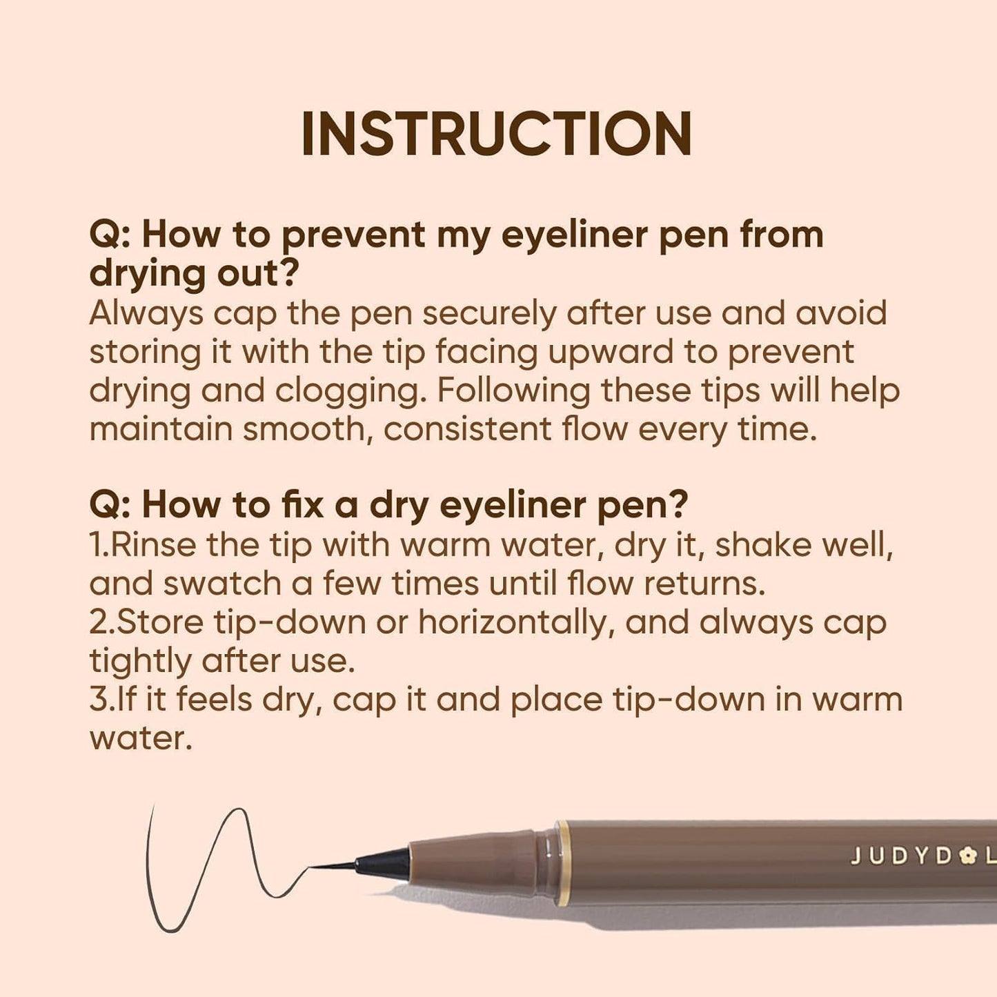 Ultra-Fine Liquid Eyeliner - Precision Tip, Smudge-Proof & Waterproof | Ideal for Hooded Eyes (#01 Black)