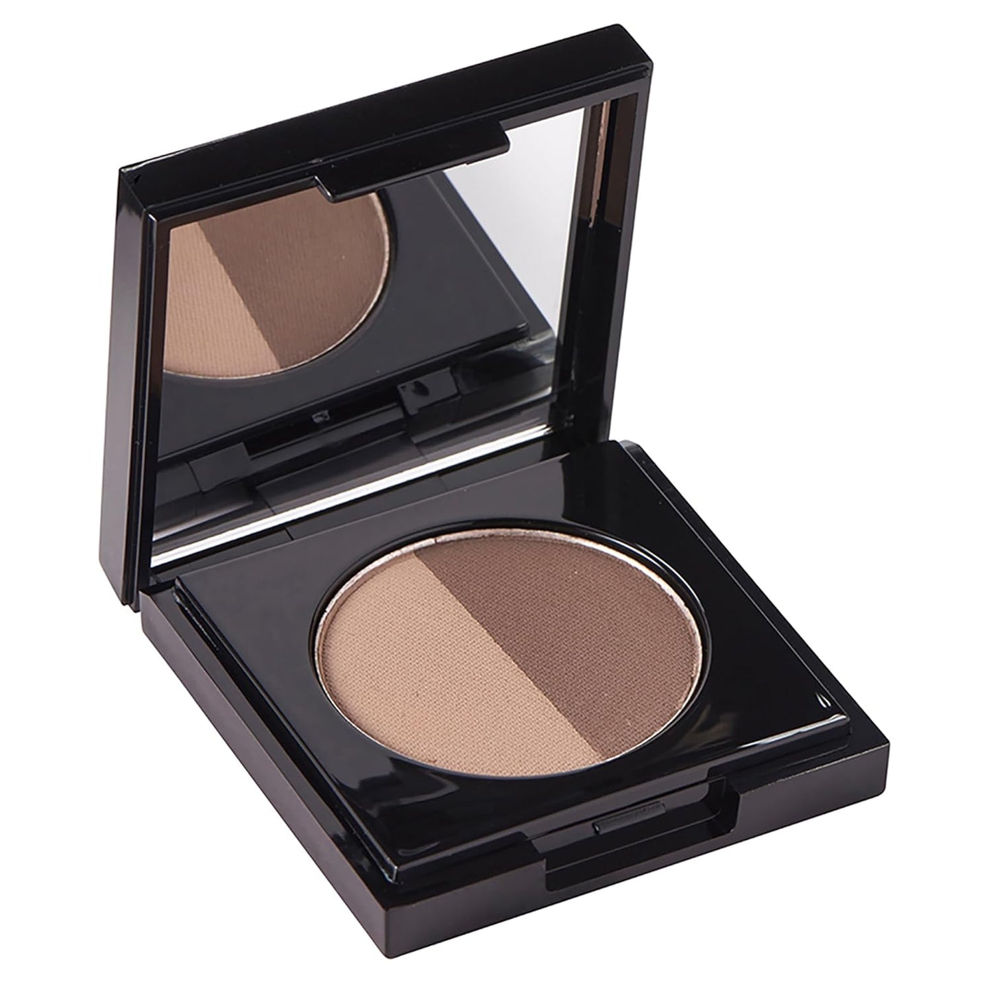 Duo Luxury Brow Powder - Versatile Vegan Compact for Full, Defined Brows - Charcoal | 0.88 oz
