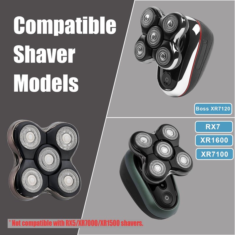 Electric Razor Blade,Shaver Replacment Heads Compatible with Remington BOSS XR7120 and XR7100/XR1600/RX7 shavers(NOT FIT FOR XR7000 shaver) (2 Pack)