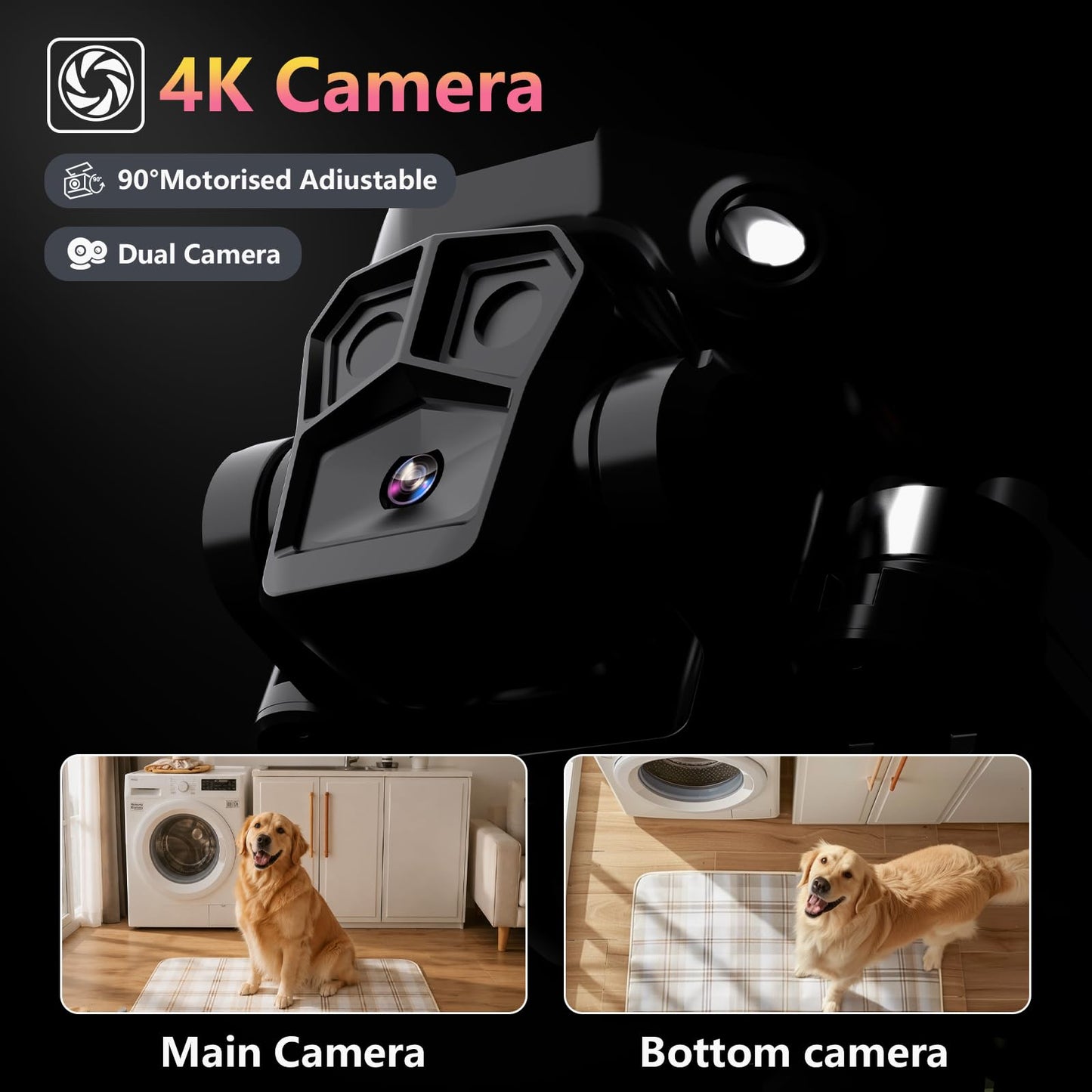 Drone with Camera LCD Screen RC FPV Drone with Brushless Motor Professional Live Video UHD, Drones for Adults Foldable Mini Quadcopter for Beginners, 360° Flips Support 32G SD Card MAX Under 250G Gifts