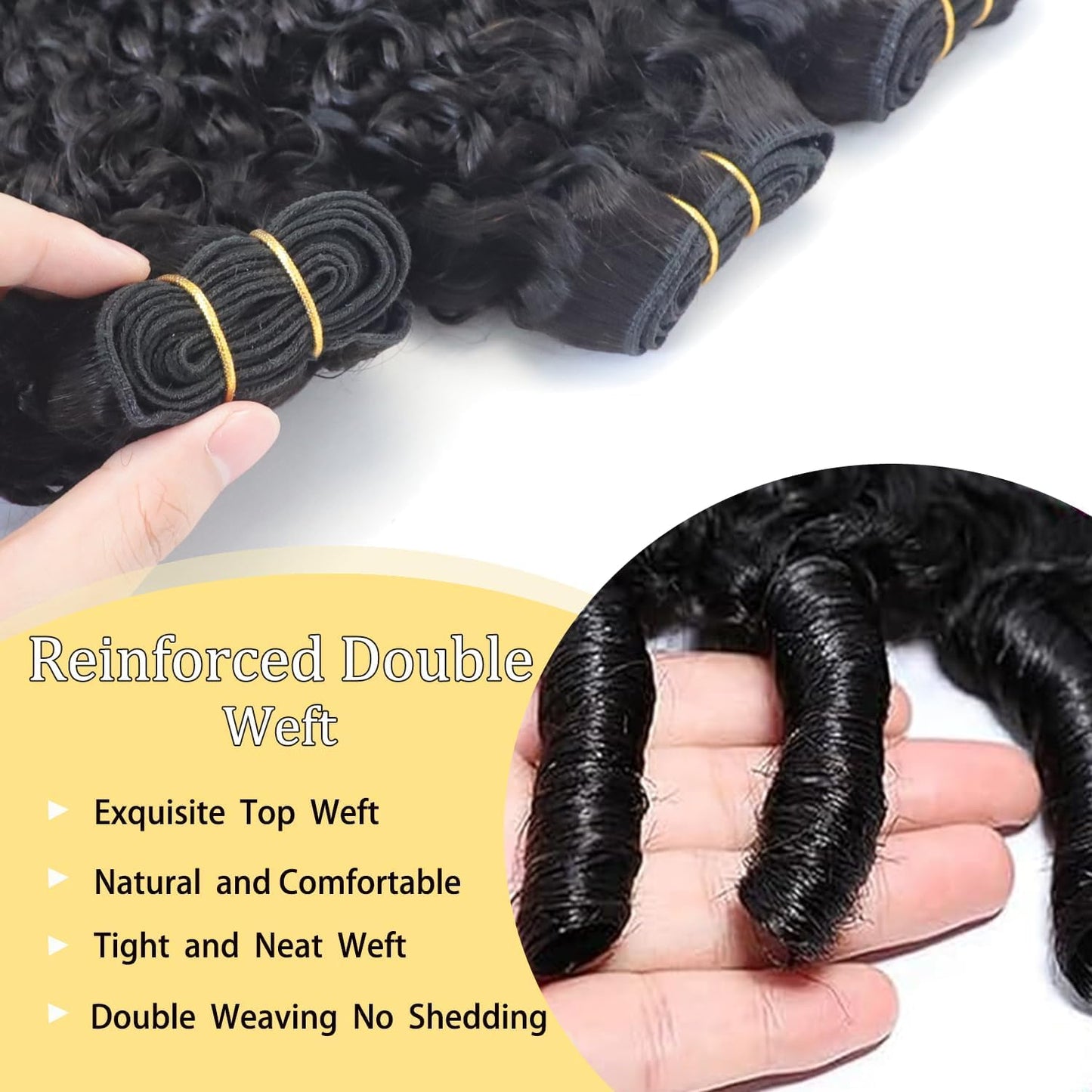 30 32 34 Inch Burmese Curly Bundles Curly Human Hair Bundle 300g Brazilian Virgin Hair 3 Bundles Burmese Curly Wet and Wavy Bundle Black Natural Color