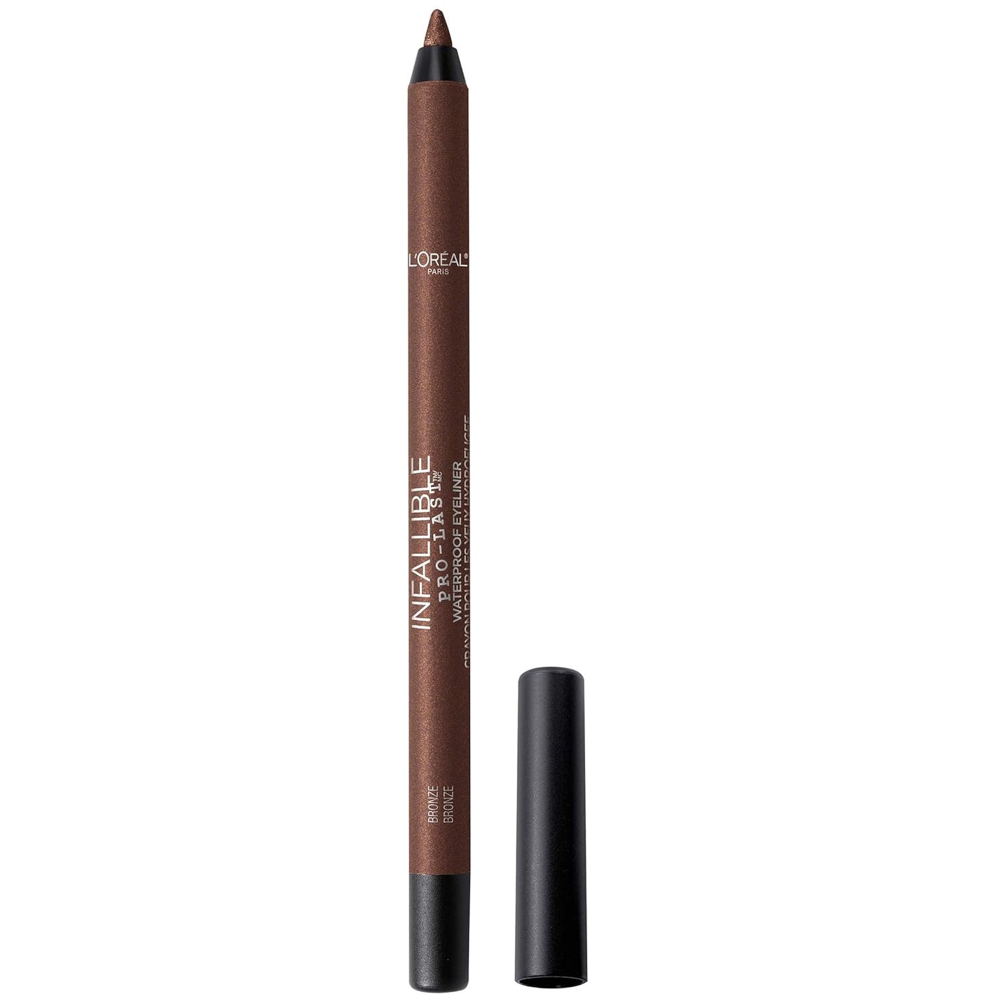 L'Oreal Paris Infallible Pro-Last Pencil Eyeliner - Waterproof, Smudge-Resistant, Easy Application | Aubergine, 0.042 oz.