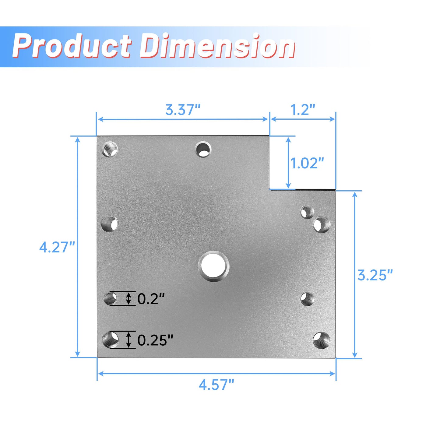 Motor Adapter Plate Set, Compatible with Razor RSF350 Models, Fit for MY1020 Motor Upgrade
