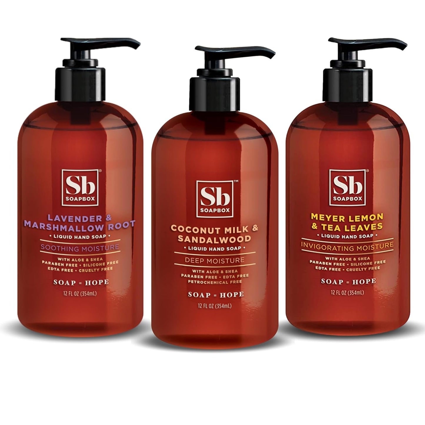 Spiced Vanilla Liquid Hand Soap - Moisturizing Gentle Cleanser | 4 Pack, Clean Ingredients Free of Harsh Chemicals