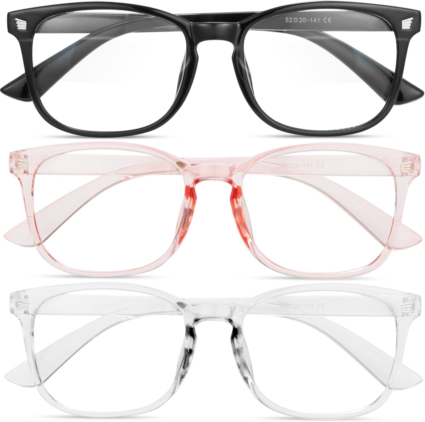 Gaoye Blue Light Blocking Glasses - Square Eyewear Frames for Men & Women | Anti-UV Computer Gaming Specs