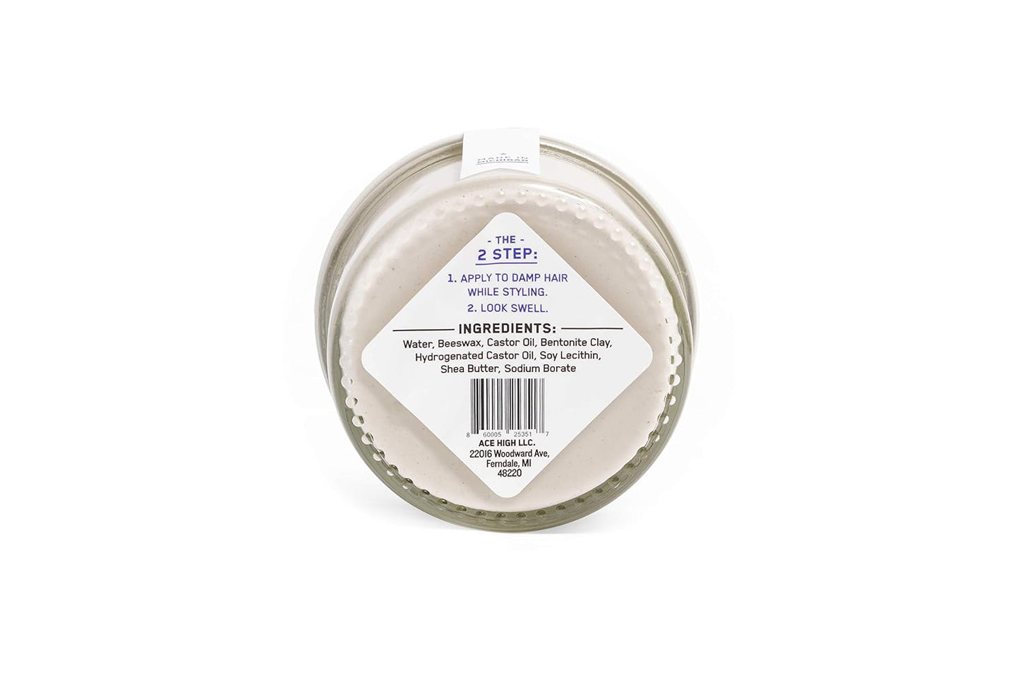 High Hold Hair Clay - Unscented Styling Product for Texture & Thickness | 4oz Satin to Matte Finish