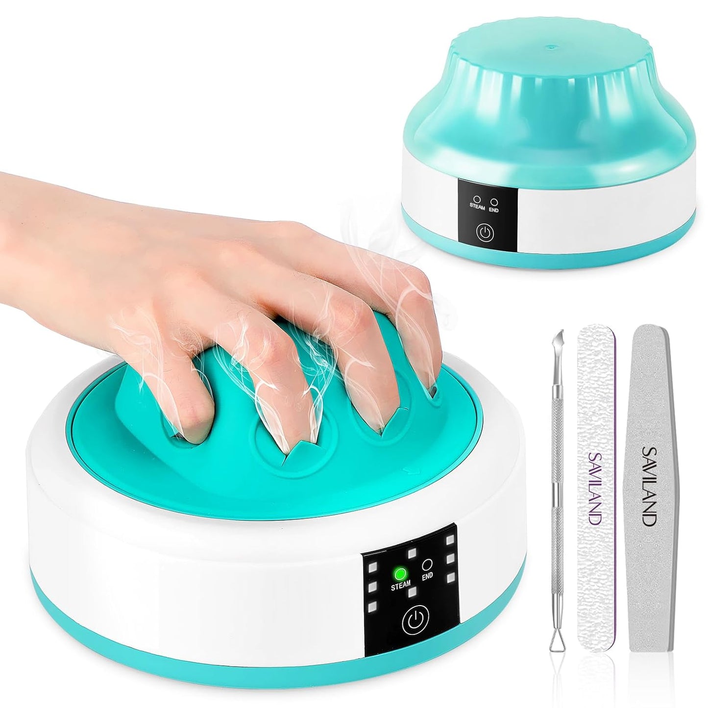 SAVILAND Non-Acetone Nail Polish Remover Pot - Quick & Easy Gentle Removal for Regular Polish | 80 ML