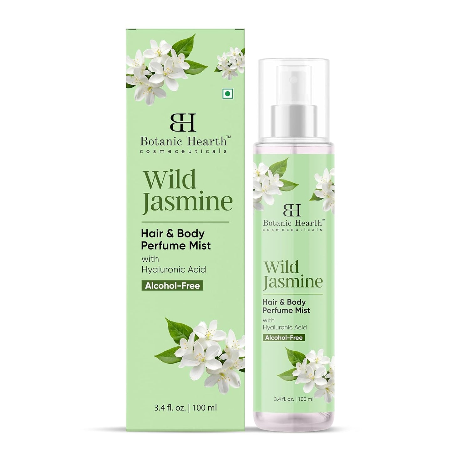 Botanic Hearth British Rose Hair Perfume - Long-Lasting Alcohol-Free Body Mist | 3.4 Fl Oz