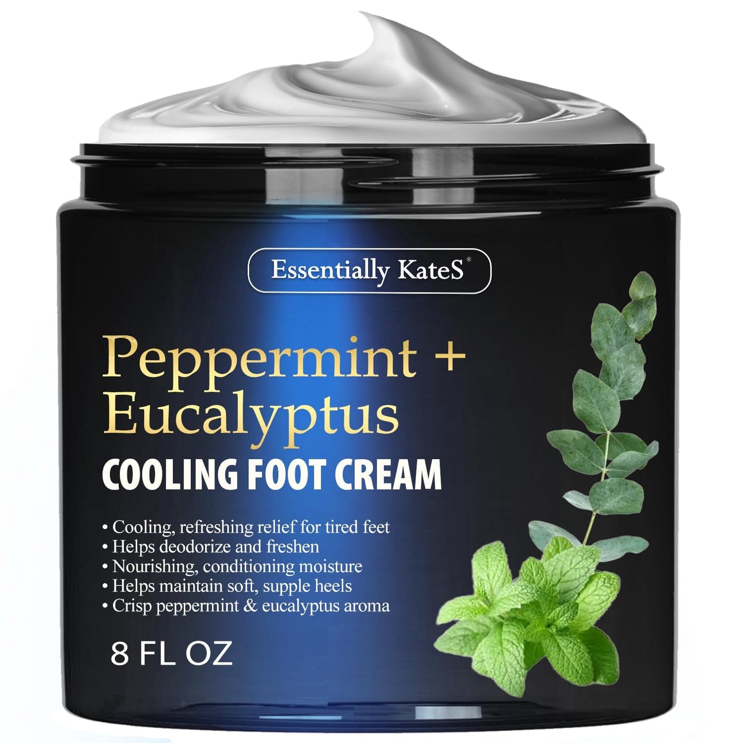Cedarwood & Clove Foot Cream with Frankincense - 8 Fl Oz | Nourishing Woodland Blend