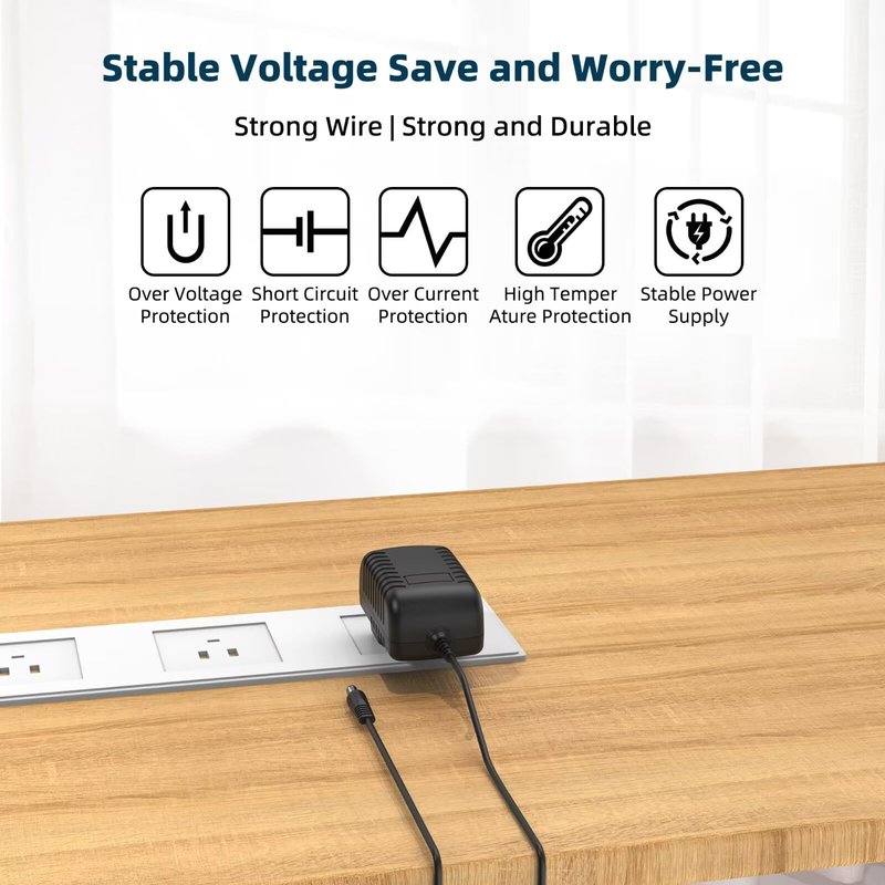 MDCGPower AC/DC Adapter Compatible with Andis GTX-EXO ORL-S 74100 Cord/Cordless Lithium-lon Rechargeable Battery T-Blade GTXEXO ORLS LI Trimmer Charging Stand Clipper Power Supply Cord Cable Charger