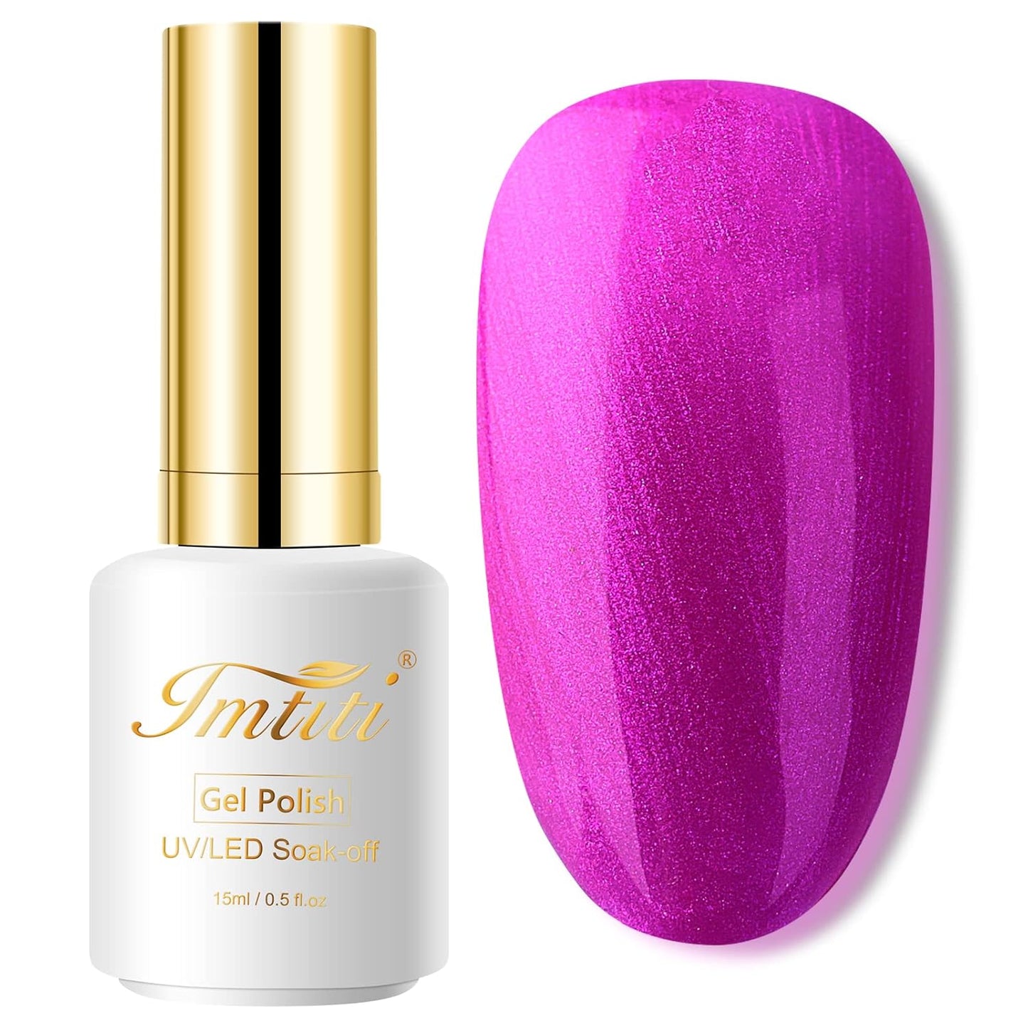 Coral Gel Nail Polish - UV/LED Soak Off Formula for Spring & Summer | 0.5 Fl Oz DIY Nail Art