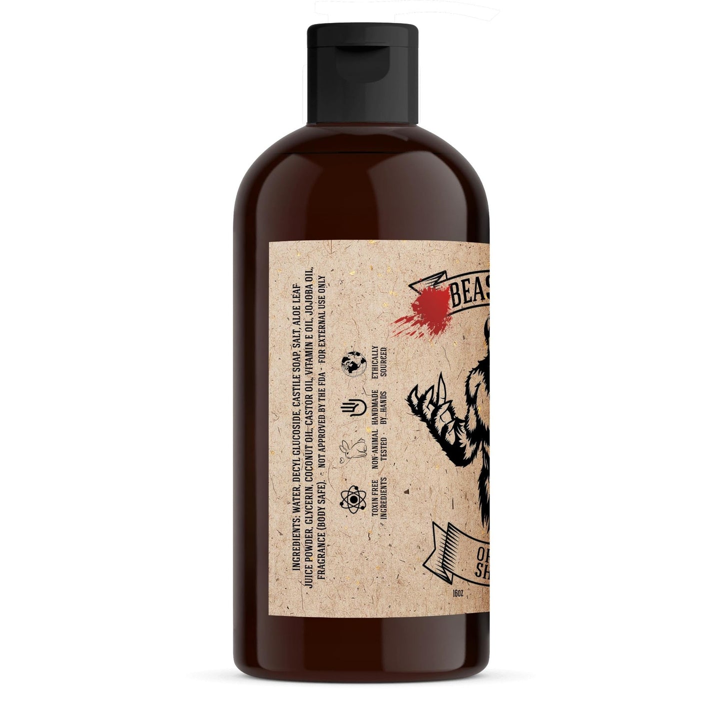 Johnny Slicks Shampoo - Supports Hair Hydration & Volume - Organic Oils & Natural Cleanse - Castor Oil, Aloe Vera, Jojoba - Original Scent - 16 oz