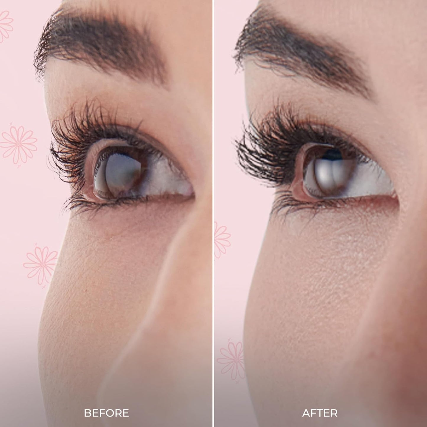 imPRESS Long Lasting Self Adhesive Eyelashes - Demi Wispy, 24 Light Volume Lash Clusters, 5mm-14mm | Reusable Case & Non-Stick Applicator