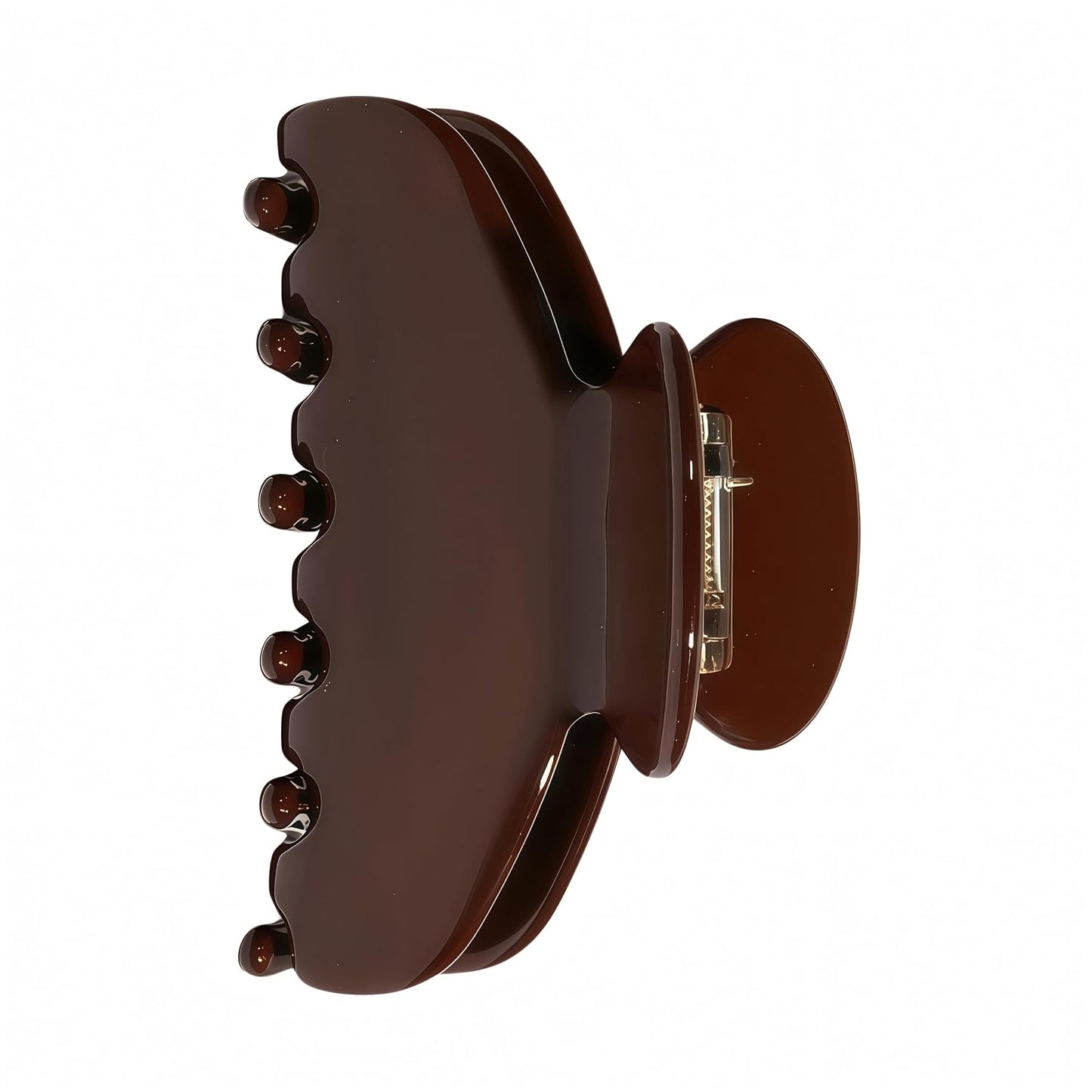 Cute Durable Acetate Hair Clips - 3-Inch Cherry Red Claw Clips for Fine & Medium Thick Hair
