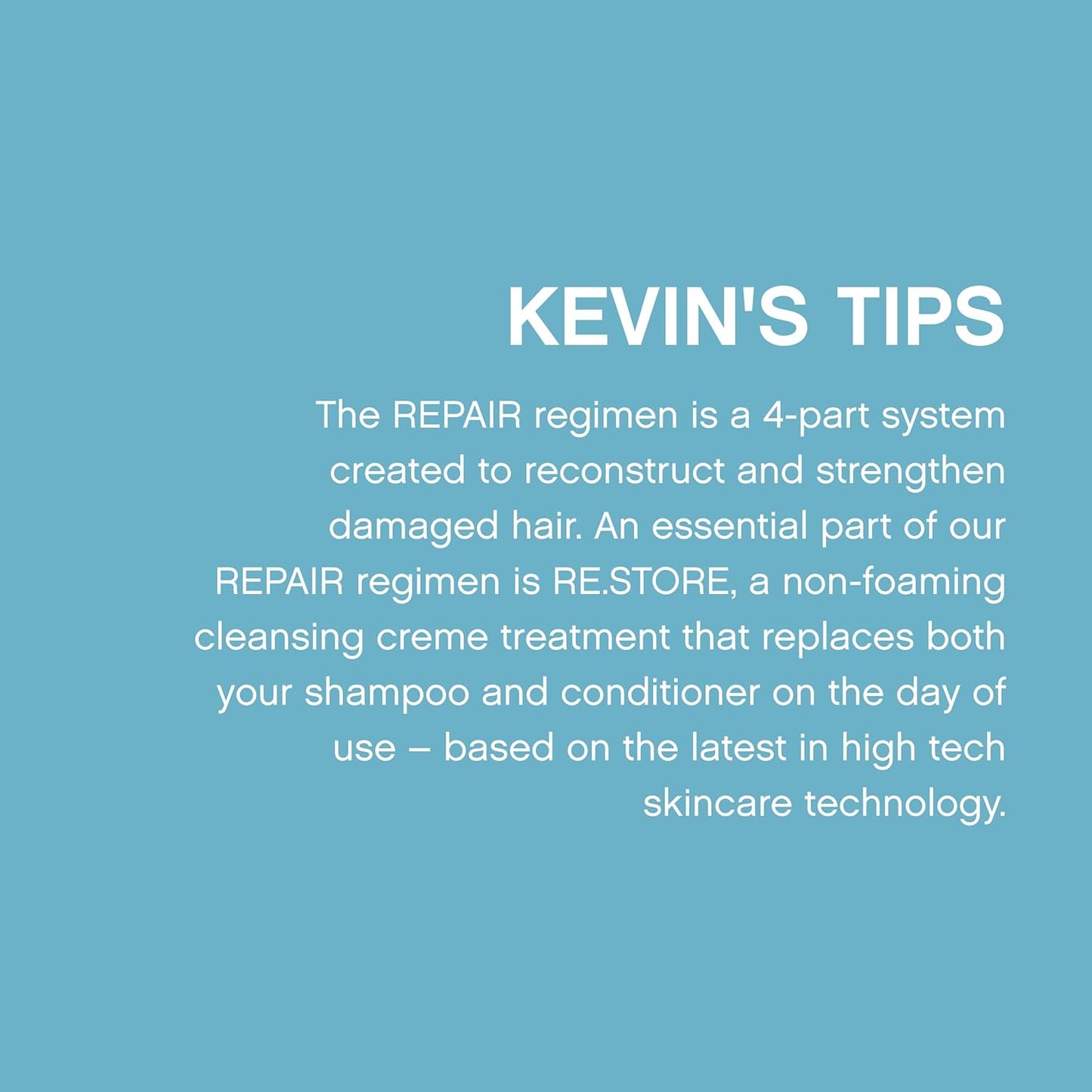 Kevin.Murphy RE.STORE Cleansing Treatment - Repair Dry, Damaged Hair with Amino Acids & Fruit Enzymes | 200 mL / 6.7 fl oz