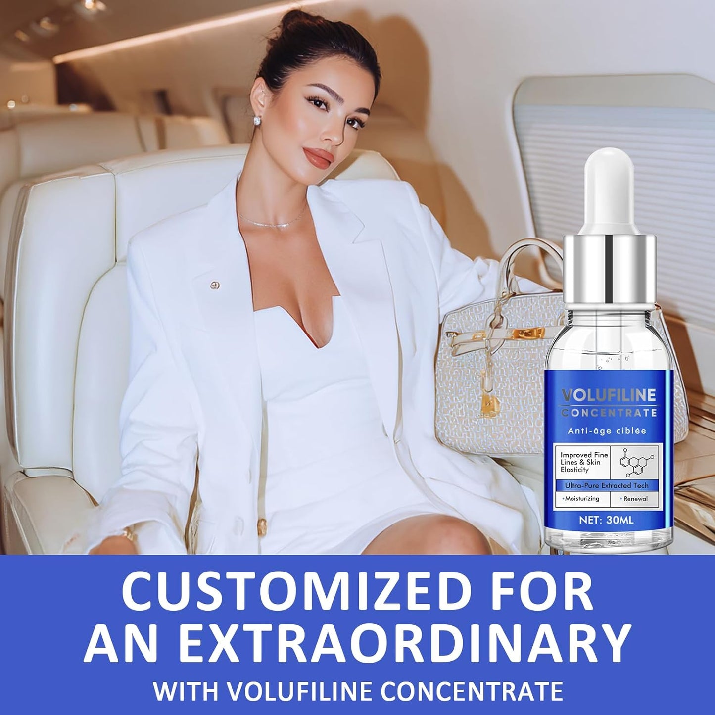 Volufiline Serum - Anti-Wrinkle & Firming Facial Serum for Hydrated, Plumper Skin | 1.01 fl. oz