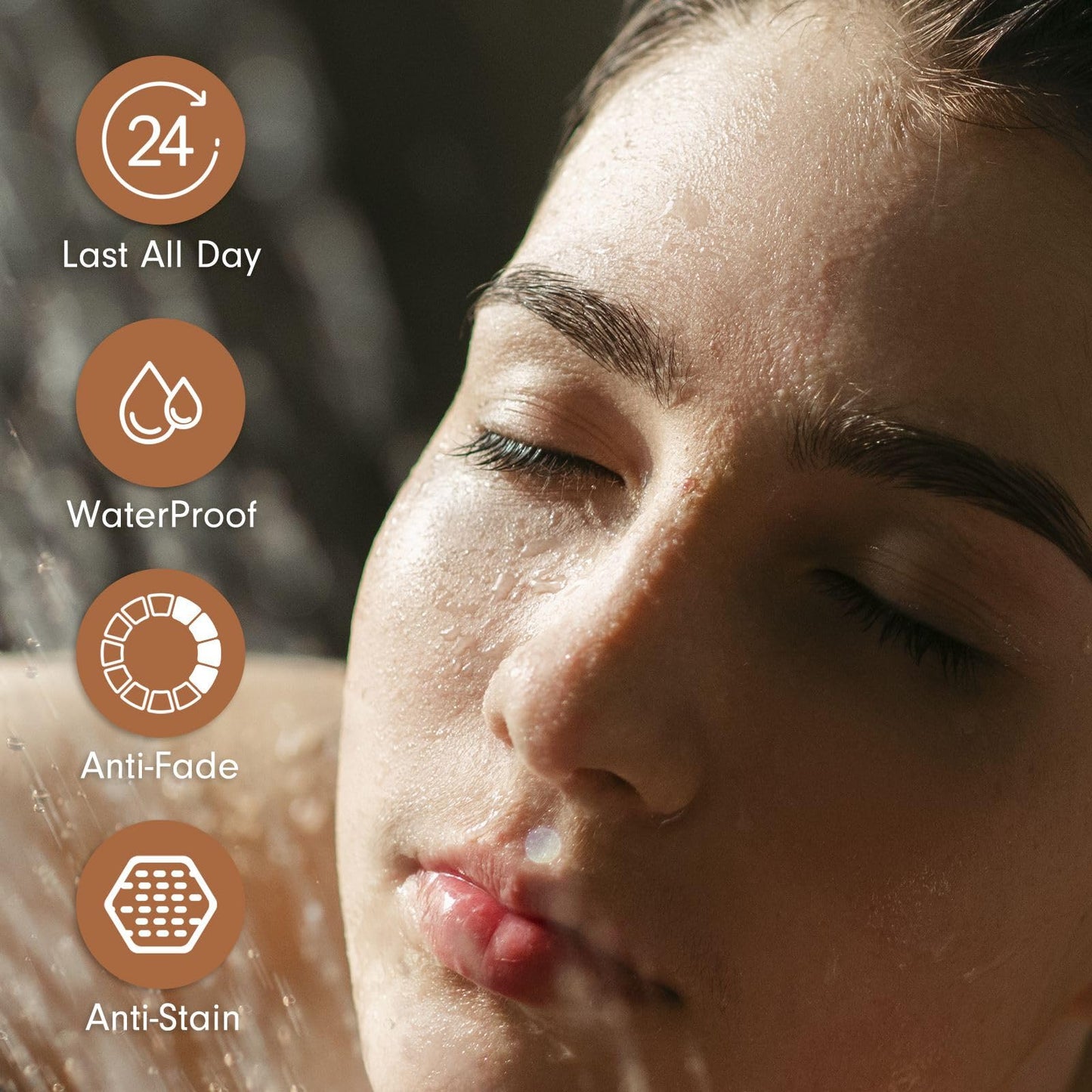 Eyebrow Pencils for Women 2-in-1 Dual-Ended, Microblading Eyebrow Pen 4-Fork-Tip & Precise Brush-Tip, Brow Pen Long-Lasting Waterproof & Smudge-Proof Natural Hair Like Brows (Light Brown)