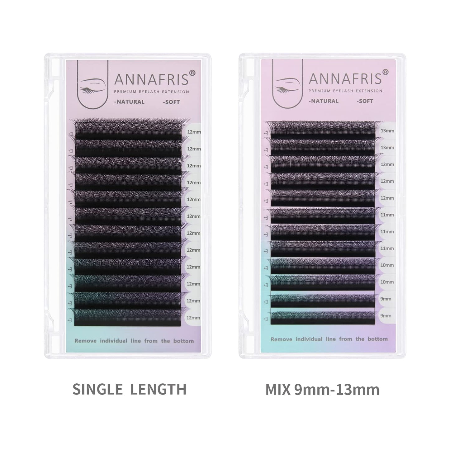 ANNAFRIS 4D Premade Fan W Shape Eyelash Extensions Volume Self Fanning False Lashes Makeup Supplies Professional Use Lash Extension