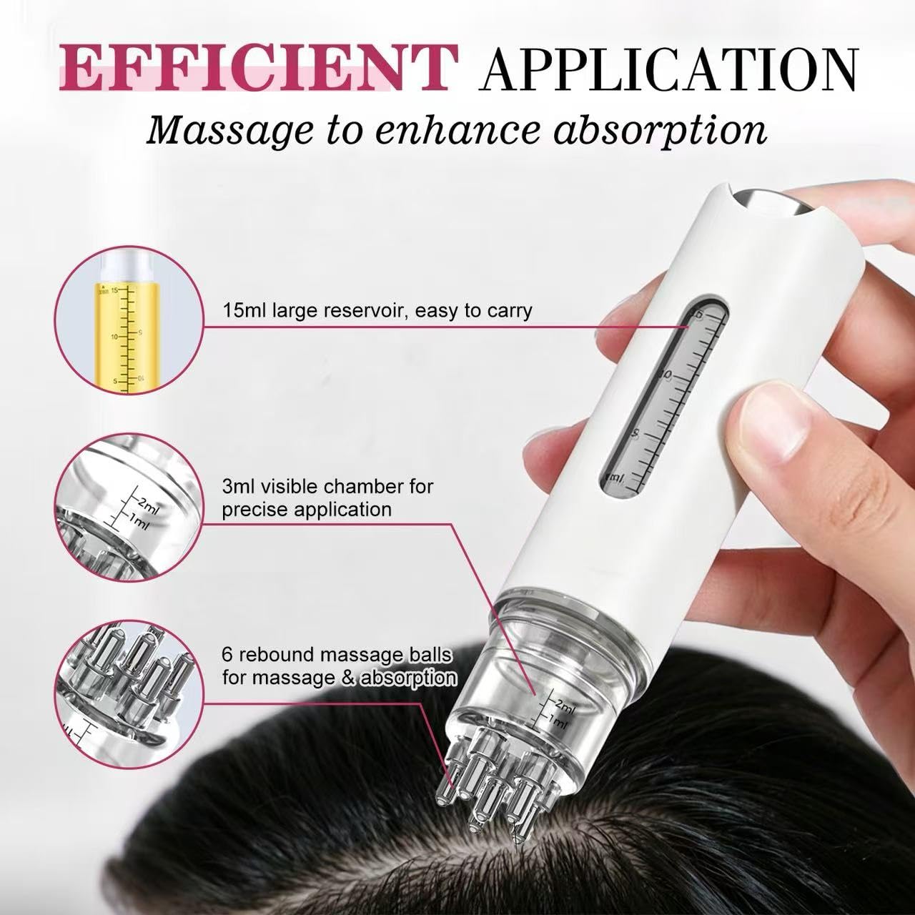 Minoxidil Hair Regrowth Spray for Women - Extra Strength Treatment with Biotin | 3 Bottles