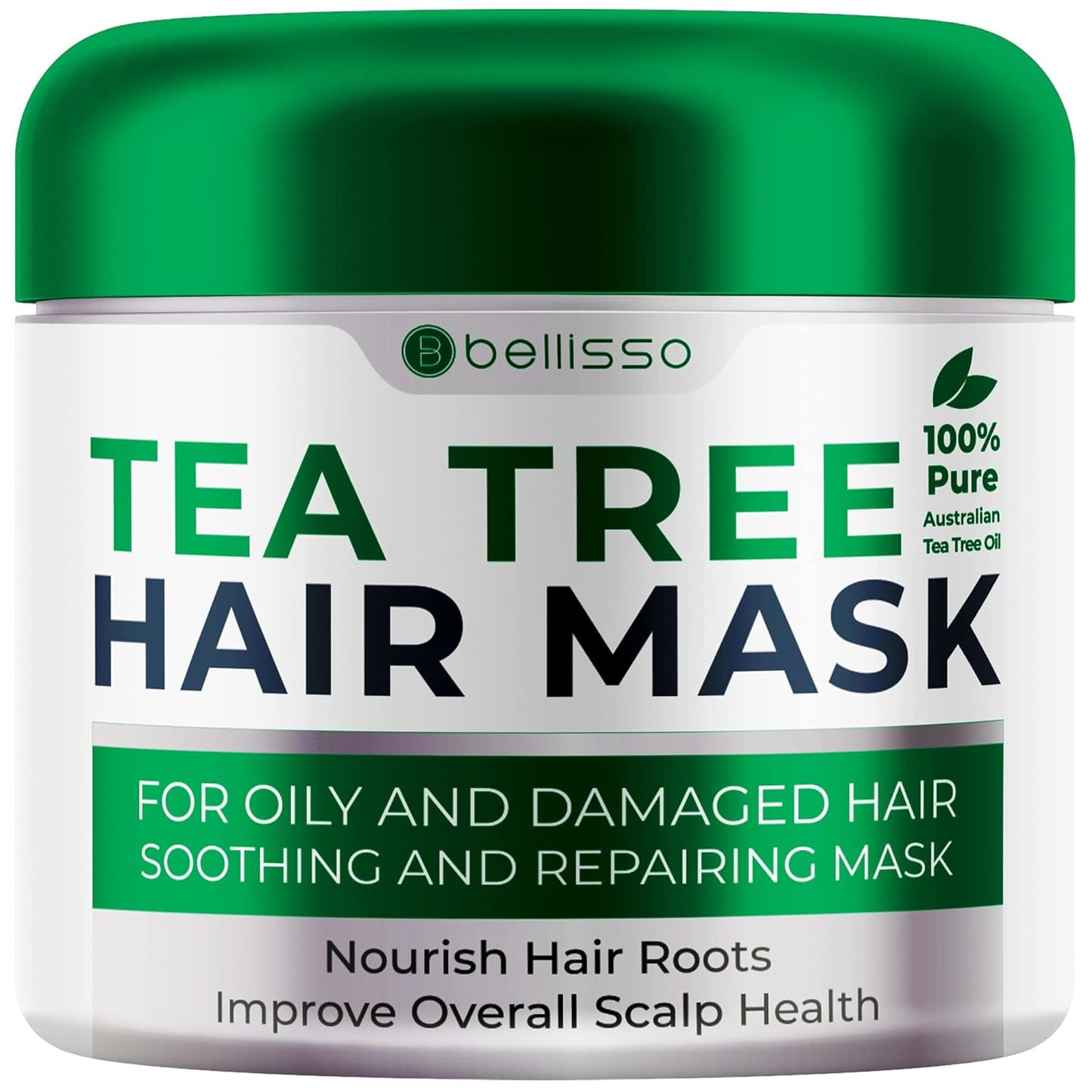 Tea Tree Oil Hair Mask - Deep Conditioning Treatment for All Hair Types | Intense Hydration & Protein Repair